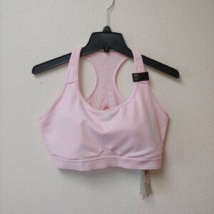 Women's Adidas Powerreact Training Medium-Support Padded Sports Bra, Size LDD